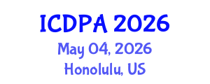International Conference on Developmental Psychology and Adolescence (ICDPA) May 04, 2026 - Honolulu, United States International Conference on Developmental Psychology and Adolescence (ICDPA) May 04, 2026 - Honolulu, United States