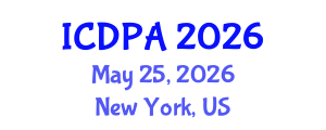 International Conference on Developmental Psychology and Adolescence (ICDPA) May 25, 2026 - New York, United States International Conference on Developmental Psychology and Adolescence (ICDPA) May 25, 2026 - New York, United States