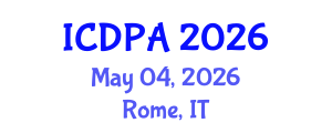 International Conference on Developmental Psychology and Adolescence (ICDPA) May 04, 2026 - Rome, Italy International Conference on Developmental Psychology and Adolescence (ICDPA) May 04, 2026 - Rome, Italy