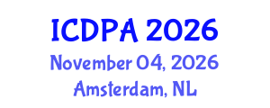 International Conference on Developmental Psychology and Adolescence (ICDPA) November 04, 2026 - Amsterdam, Netherlands International Conference on Developmental Psychology and Adolescence (ICDPA) November 04, 2026 - Amsterdam, Netherlands