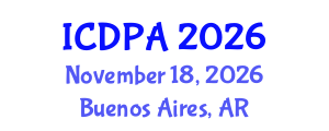 International Conference on Developmental Psychology and Adolescence (ICDPA) November 18, 2026 - Buenos Aires, Argentina International Conference on Developmental Psychology and Adolescence (ICDPA) November 18, 2026 - Buenos Aires, Argentina