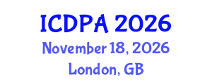 International Conference on Developmental Psychology and Adolescence (ICDPA) November 18, 2026 - London, United Kingdom International Conference on Developmental Psychology and Adolescence (ICDPA) November 18, 2026 - London, United Kingdom