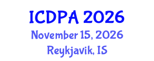 International Conference on Developmental Psychology and Adolescence (ICDPA) November 15, 2026 - Reykjavik, Iceland International Conference on Developmental Psychology and Adolescence (ICDPA) November 15, 2026 - Reykjavik, Iceland