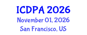 International Conference on Developmental Psychology and Adolescence (ICDPA) November 01, 2026 - San Francisco, United States International Conference on Developmental Psychology and Adolescence (ICDPA) November 01, 2026 - San Francisco, United States