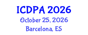 International Conference on Developmental Psychology and Adolescence (ICDPA) October 25, 2026 - Barcelona, Spain International Conference on Developmental Psychology and Adolescence (ICDPA) October 25, 2026 - Barcelona, Spain