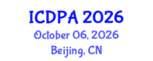 International Conference on Developmental Psychology and Adolescence (ICDPA) October 06, 2026 - Beijing, China International Conference on Developmental Psychology and Adolescence (ICDPA) October 06, 2026 - Beijing, China