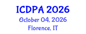 International Conference on Developmental Psychology and Adolescence (ICDPA) October 04, 2026 - Florence, Italy International Conference on Developmental Psychology and Adolescence (ICDPA) October 04, 2026 - Florence, Italy