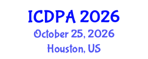 International Conference on Developmental Psychology and Adolescence (ICDPA) October 25, 2026 - Houston, United States International Conference on Developmental Psychology and Adolescence (ICDPA) October 25, 2026 - Houston, United States