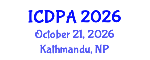 International Conference on Developmental Psychology and Adolescence (ICDPA) October 21, 2026 - Kathmandu, Nepal International Conference on Developmental Psychology and Adolescence (ICDPA) October 21, 2026 - Kathmandu, Nepal