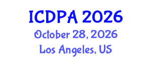 International Conference on Developmental Psychology and Adolescence (ICDPA) October 28, 2026 - Los Angeles, United States International Conference on Developmental Psychology and Adolescence (ICDPA) October 28, 2026 - Los Angeles, United States