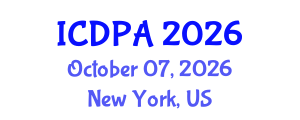 International Conference on Developmental Psychology and Adolescence (ICDPA) October 07, 2026 - New York, United States International Conference on Developmental Psychology and Adolescence (ICDPA) October 07, 2026 - New York, United States