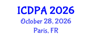 International Conference on Developmental Psychology and Adolescence (ICDPA) October 28, 2026 - Paris, France International Conference on Developmental Psychology and Adolescence (ICDPA) October 28, 2026 - Paris, France
