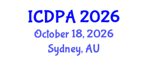International Conference on Developmental Psychology and Adolescence (ICDPA) October 18, 2026 - Sydney, Australia International Conference on Developmental Psychology and Adolescence (ICDPA) October 18, 2026 - Sydney, Australia