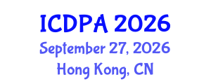 International Conference on Developmental Psychology and Adolescence (ICDPA) September 27, 2026 - Hong Kong, China International Conference on Developmental Psychology and Adolescence (ICDPA) September 27, 2026 - Hong Kong, China