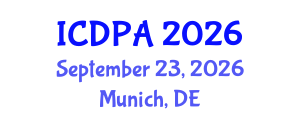 International Conference on Developmental Psychology and Adolescence (ICDPA) September 23, 2026 - Munich, Germany International Conference on Developmental Psychology and Adolescence (ICDPA) September 23, 2026 - Munich, Germany