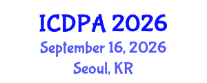 International Conference on Developmental Psychology and Adolescence (ICDPA) September 16, 2026 - Seoul, Republic of Korea International Conference on Developmental Psychology and Adolescence (ICDPA) September 16, 2026 - Seoul, Republic of Korea