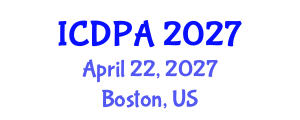International Conference on Developmental Psychology and Adolescence (ICDPA) April 22, 2027 - Boston, United States International Conference on Developmental Psychology and Adolescence (ICDPA) April 22, 2027 - Boston, United States