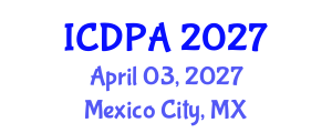International Conference on Developmental Psychology and Adolescence (ICDPA) April 03, 2027 - Mexico City, Mexico International Conference on Developmental Psychology and Adolescence (ICDPA) April 03, 2027 - Mexico City, Mexico