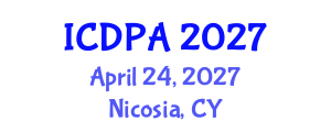 International Conference on Developmental Psychology and Adolescence (ICDPA) April 24, 2027 - Nicosia, Cyprus International Conference on Developmental Psychology and Adolescence (ICDPA) April 24, 2027 - Nicosia, Cyprus