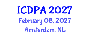 International Conference on Developmental Psychology and Adolescence (ICDPA) February 08, 2027 - Amsterdam, Netherlands International Conference on Developmental Psychology and Adolescence (ICDPA) February 08, 2027 - Amsterdam, Netherlands
