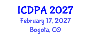 International Conference on Developmental Psychology and Adolescence (ICDPA) February 17, 2027 - Bogota, Colombia International Conference on Developmental Psychology and Adolescence (ICDPA) February 17, 2027 - Bogota, Colombia