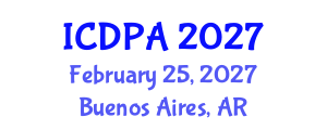 International Conference on Developmental Psychology and Adolescence (ICDPA) February 25, 2027 - Buenos Aires, Argentina International Conference on Developmental Psychology and Adolescence (ICDPA) February 25, 2027 - Buenos Aires, Argentina
