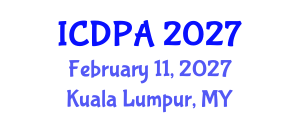 International Conference on Developmental Psychology and Adolescence (ICDPA) February 11, 2027 - Kuala Lumpur, Malaysia International Conference on Developmental Psychology and Adolescence (ICDPA) February 11, 2027 - Kuala Lumpur, Malaysia