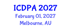 International Conference on Developmental Psychology and Adolescence (ICDPA) February 01, 2027 - Melbourne, Australia International Conference on Developmental Psychology and Adolescence (ICDPA) February 01, 2027 - Melbourne, Australia