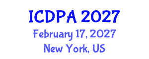 International Conference on Developmental Psychology and Adolescence (ICDPA) February 17, 2027 - New York, United States International Conference on Developmental Psychology and Adolescence (ICDPA) February 17, 2027 - New York, United States
