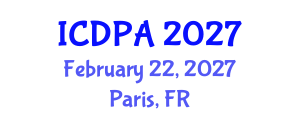 International Conference on Developmental Psychology and Adolescence (ICDPA) February 22, 2027 - Paris, France International Conference on Developmental Psychology and Adolescence (ICDPA) February 22, 2027 - Paris, France