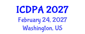 International Conference on Developmental Psychology and Adolescence (ICDPA) February 24, 2027 - Washington, United States International Conference on Developmental Psychology and Adolescence (ICDPA) February 24, 2027 - Washington, United States