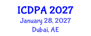 International Conference on Developmental Psychology and Adolescence (ICDPA) January 28, 2027 - Dubai, United Arab Emirates International Conference on Developmental Psychology and Adolescence (ICDPA) January 28, 2027 - Dubai, United Arab Emirates