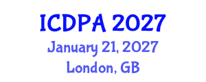 International Conference on Developmental Psychology and Adolescence (ICDPA) January 21, 2027 - London, United Kingdom