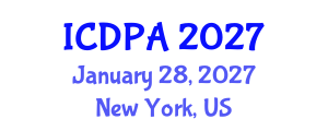 International Conference on Developmental Psychology and Adolescence (ICDPA) January 28, 2027 - New York, United States International Conference on Developmental Psychology and Adolescence (ICDPA) January 28, 2027 - New York, United States