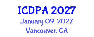 International Conference on Developmental Psychology and Adolescence (ICDPA) January 09, 2027 - Vancouver, Canada International Conference on Developmental Psychology and Adolescence (ICDPA) January 09, 2027 - Vancouver, Canada