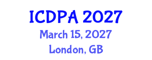 International Conference on Developmental Psychology and Adolescence (ICDPA) March 15, 2027 - London, United Kingdom