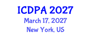 International Conference on Developmental Psychology and Adolescence (ICDPA) March 17, 2027 - New York, United States International Conference on Developmental Psychology and Adolescence (ICDPA) March 17, 2027 - New York, United States