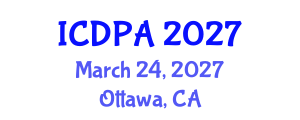 International Conference on Developmental Psychology and Adolescence (ICDPA) March 24, 2027 - Ottawa, Canada International Conference on Developmental Psychology and Adolescence (ICDPA) March 24, 2027 - Ottawa, Canada