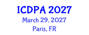 International Conference on Developmental Psychology and Adolescence (ICDPA) March 29, 2027 - Paris, France International Conference on Developmental Psychology and Adolescence (ICDPA) March 29, 2027 - Paris, France