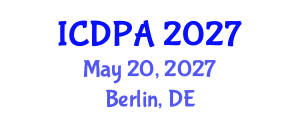 International Conference on Developmental Psychology and Adolescence (ICDPA) May 20, 2027 - Berlin, Germany International Conference on Developmental Psychology and Adolescence (ICDPA) May 20, 2027 - Berlin, Germany
