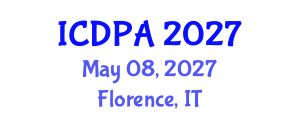 International Conference on Developmental Psychology and Adolescence (ICDPA) May 08, 2027 - Florence, Italy International Conference on Developmental Psychology and Adolescence (ICDPA) May 08, 2027 - Florence, Italy