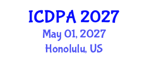 International Conference on Developmental Psychology and Adolescence (ICDPA) May 01, 2027 - Honolulu, United States International Conference on Developmental Psychology and Adolescence (ICDPA) May 01, 2027 - Honolulu, United States