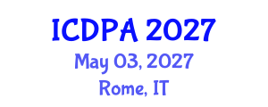 International Conference on Developmental Psychology and Adolescence (ICDPA) May 03, 2027 - Rome, Italy International Conference on Developmental Psychology and Adolescence (ICDPA) May 03, 2027 - Rome, Italy