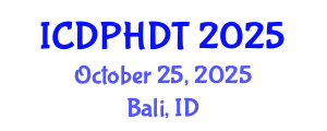 International Conference on Developmental Psychology, Human Development and Theories (ICDPHDT) October 25, 2025 - Bali, Indonesia