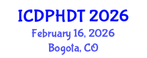 International Conference on Developmental Psychology, Human Development and Theories (ICDPHDT) February 16, 2026 - Bogota, Colombia International Conference on Developmental Psychology, Human Development and Theories (ICDPHDT) February 16, 2026 - Bogota, Colombia