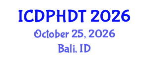 International Conference on Developmental Psychology, Human Development and Theories (ICDPHDT) October 25, 2026 - Bali, Indonesia