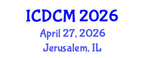 International Conference on Developments in Copula Models (ICDCM) April 27, 2026 - Jerusalem, Israel International Conference on Developments in Copula Models (ICDCM) April 27, 2026 - Jerusalem, Israel