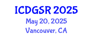 International Conference on Developments in General Surgery Research (ICDGSR) May 20, 2025 - Vancouver, Canada