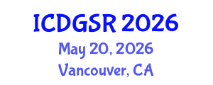 International Conference on Developments in General Surgery Research (ICDGSR) May 20, 2026 - Vancouver, Canada