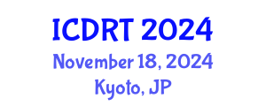 International Conference on Developments in Rehabilitation Technologies (ICDRT) November 18, 2024 - Kyoto, Japan